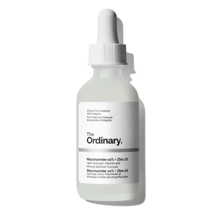 سرم نیاسینامید 10% و زینک 1% 30ml ضد جوش اوردینریسرم نیاسینامید 10% و زینک 1% 30ml ضد جوش اوردینری