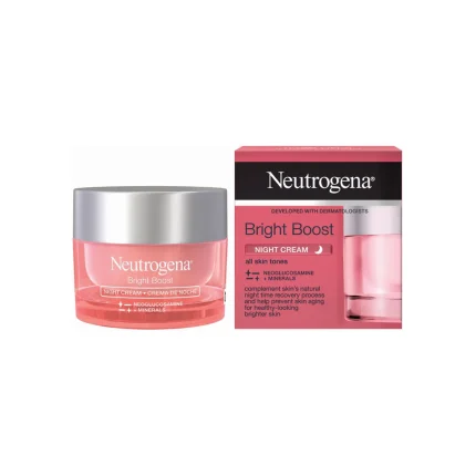 کرم روشن کننده شب نوتروژینا مدل Bright Boost حجم50ml