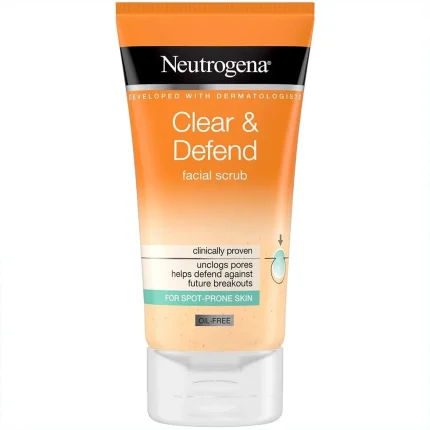 اسکراب لایه بردار نوتروژینا مدل Clear Defend حجم 150ml