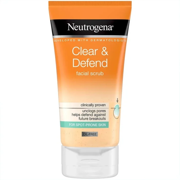 اسکراب لایه بردار نوتروژینا مدل Clear Defend حجم 150ml