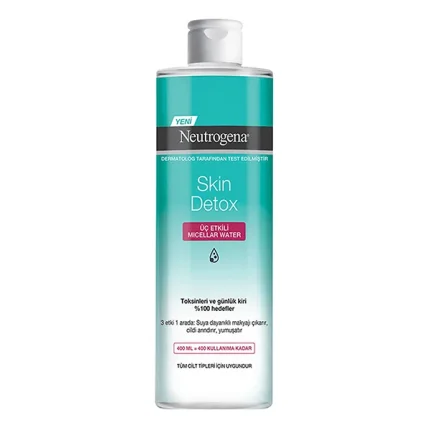 محلول میسلار واتر نوتروژینا مدل skin Detox حجم400 ml