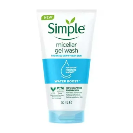 ژل شستشو صورت سیمپل مدل Dewy Fresh Skin حجم 150ml