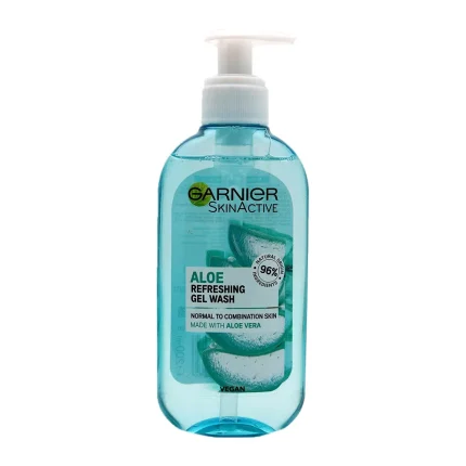 ژل شستشو صورت گارنیه مدل آلوئه ورا حجم 200ml