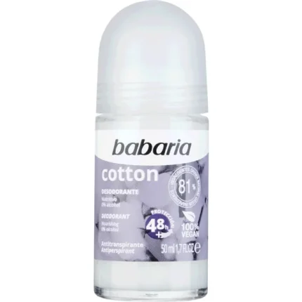 رول ضد تعریق باباریا مدل Cotton حجم 50ml