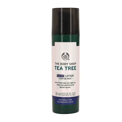 لوسیون ضد جوش شب بادی شاپ مدل تی تری حجم 30ml