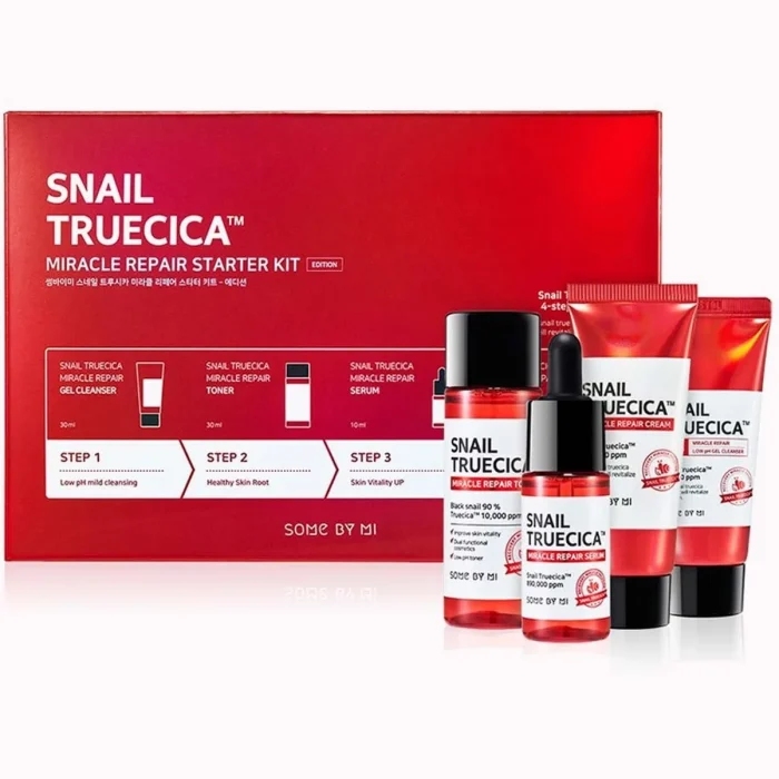کیت مراقبت از پوست سام بای می مدل Snail Truecica مجموعه 4 عددی