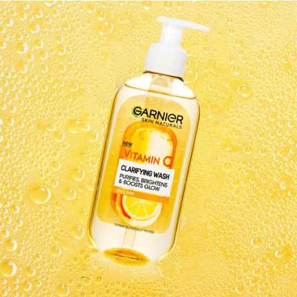 ژل شستشو صورت گارنیر مدل ویتامین سی حجم 200 ml